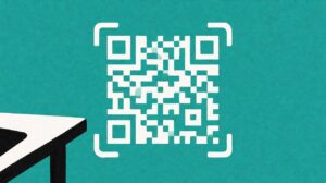 Free QR code generator comparison showing QR code patterns on a teal background