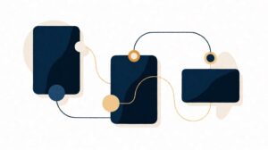 payment processor vs payment gateway. Editorial illustration of three payment layers stacked.
