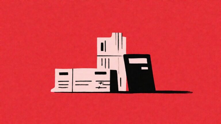 Editorial illustration comparing five payroll service providers for small business owners