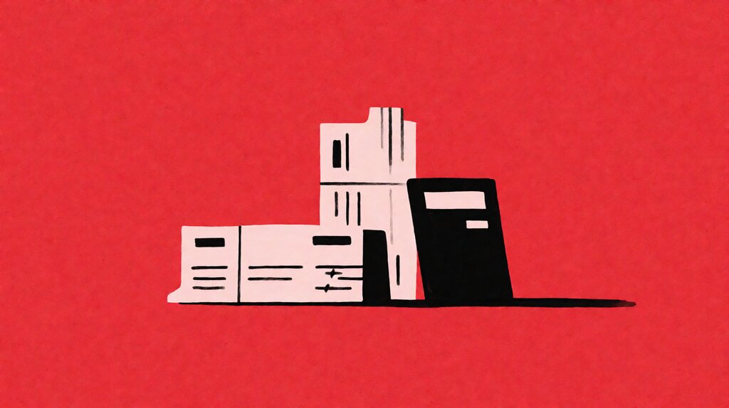 Editorial illustration comparing five payroll service providers for small business owners