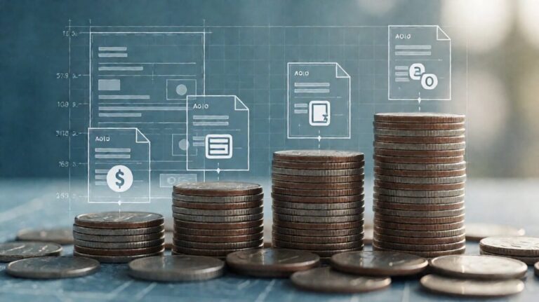 Editorial illustration of per-transaction fees versus monthly platform fee for subscription billing vendors